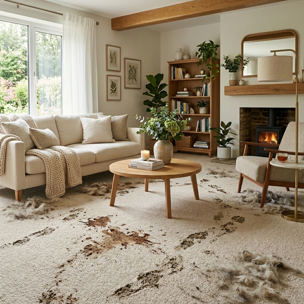 Deep Carpet Extraction - Before